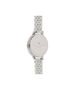 OLIVIA BURTON LONDON  Mother of Pearl White Bracelet, Gold & Silver OB16MOP05 &ndash; Big Dial Round in Gold and Silver - Back view