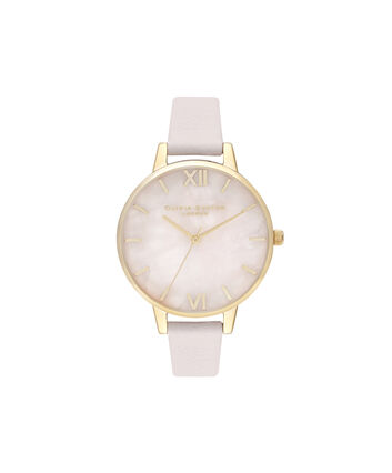 OLIVIA BURTON LONDON Demi Rose Quartz Blossom & GoldOB16SP20 &ndash; Demi Dial in Blossom and Gold - Front view