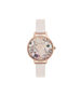 OLIVIA BURTON LONDON Semi Precious Demi Dial WatchOB16SP14 &ndash; Demi Dial in pink and Rose Gold - Front view