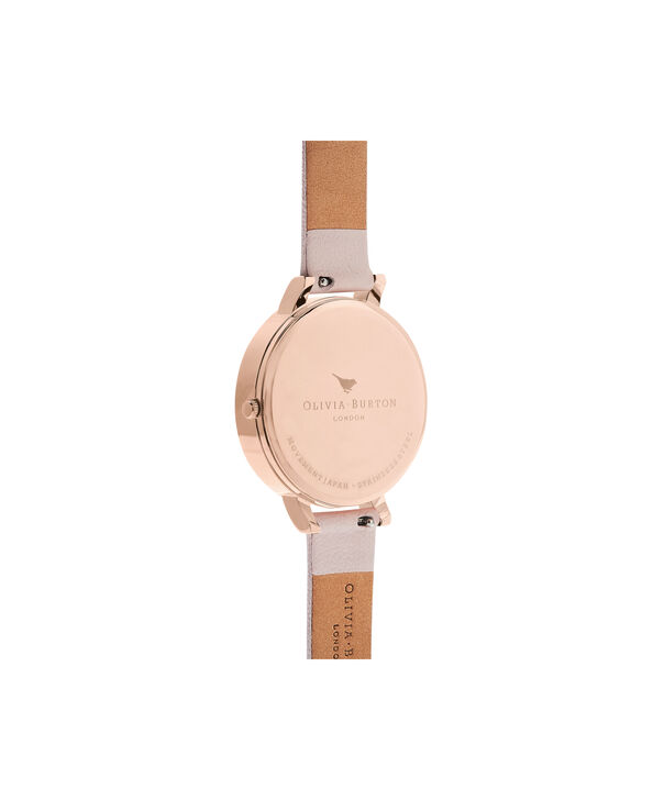 OLIVIA BURTON LONDON Semi Precious Blossom & Rose GoldOB16SP03 &ndash; Big Dial Round in Rose Gold - Back view