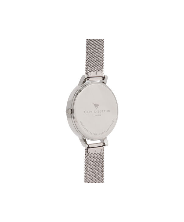 Ladies Parlour Bee Blooms Rose Gold & Silver Mesh Watch Olivia Burton