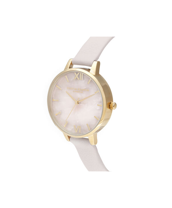 OLIVIA BURTON LONDON Demi Rose Quartz Blossom & GoldOB16SP20 &ndash; Demi Dial in Blossom and Gold - Side view
