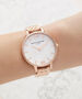 OLIVIA BURTON LONDON  Mother of Pearl White Bracelet, Rose Gold OB16MOP03 &ndash; Big Dial Round in Rose Gold and Rose Gold - Other view