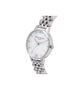 OLIVIA BURTON LONDON  Mother of Pearl White Bracelet, Silver OB16MOP02 &ndash; Midi Dial Round in Silver and Silver - Side view