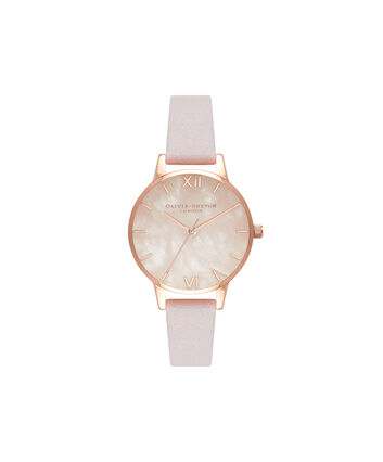 OLIVIA BURTON LONDON Semi Precious Blossom & Rose GoldOB16SP02 &ndash; Midi Dial Round in Rose Gold - Front view