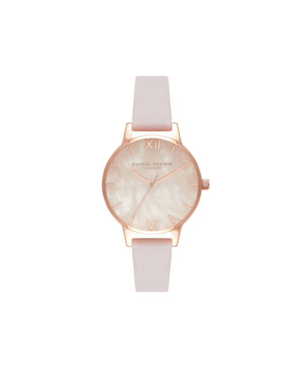OLIVIA BURTON LONDON Semi Precious Blossom & Rose GoldOB16SP02 &ndash; Midi Dial Round in Rose Gold - Front view