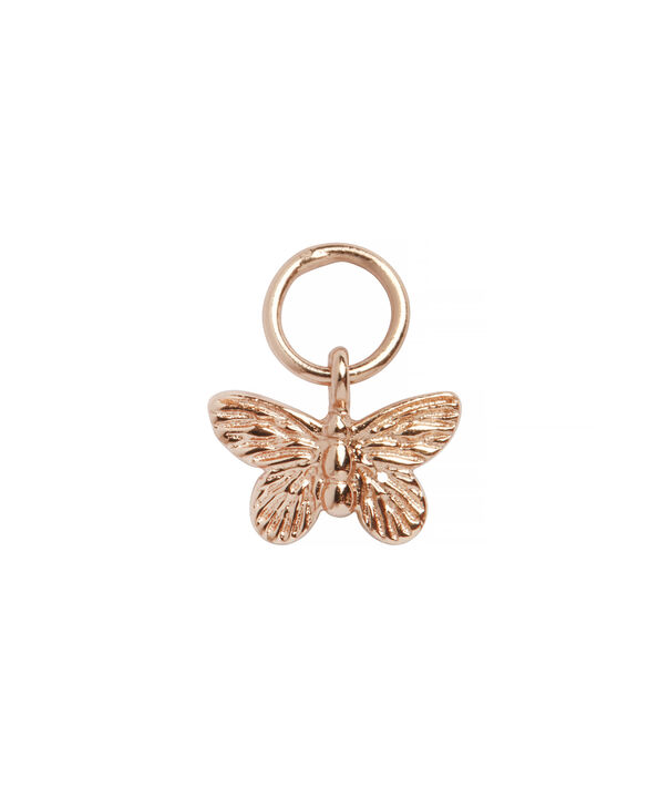 ladies butterfly huggie charm rose gold olivia burton london