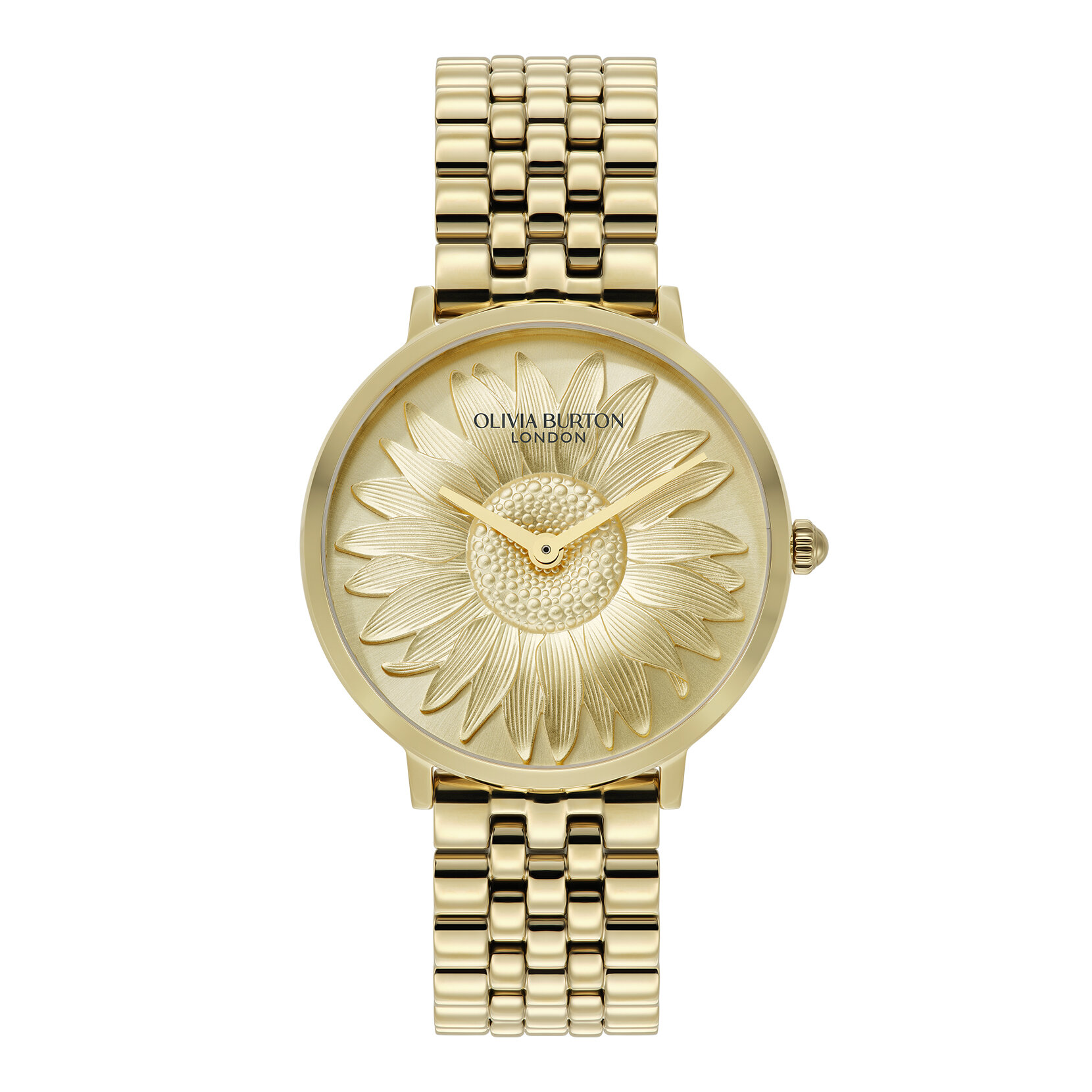 36mm Sunflower Gold Bracelet Watch