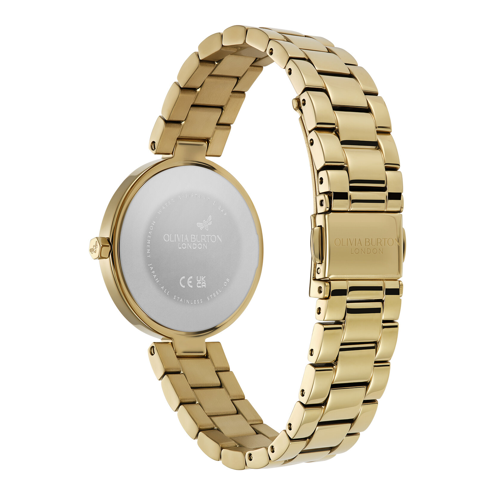 32mm Dimension T-Bar Ivory & Gold Bracelet Watch