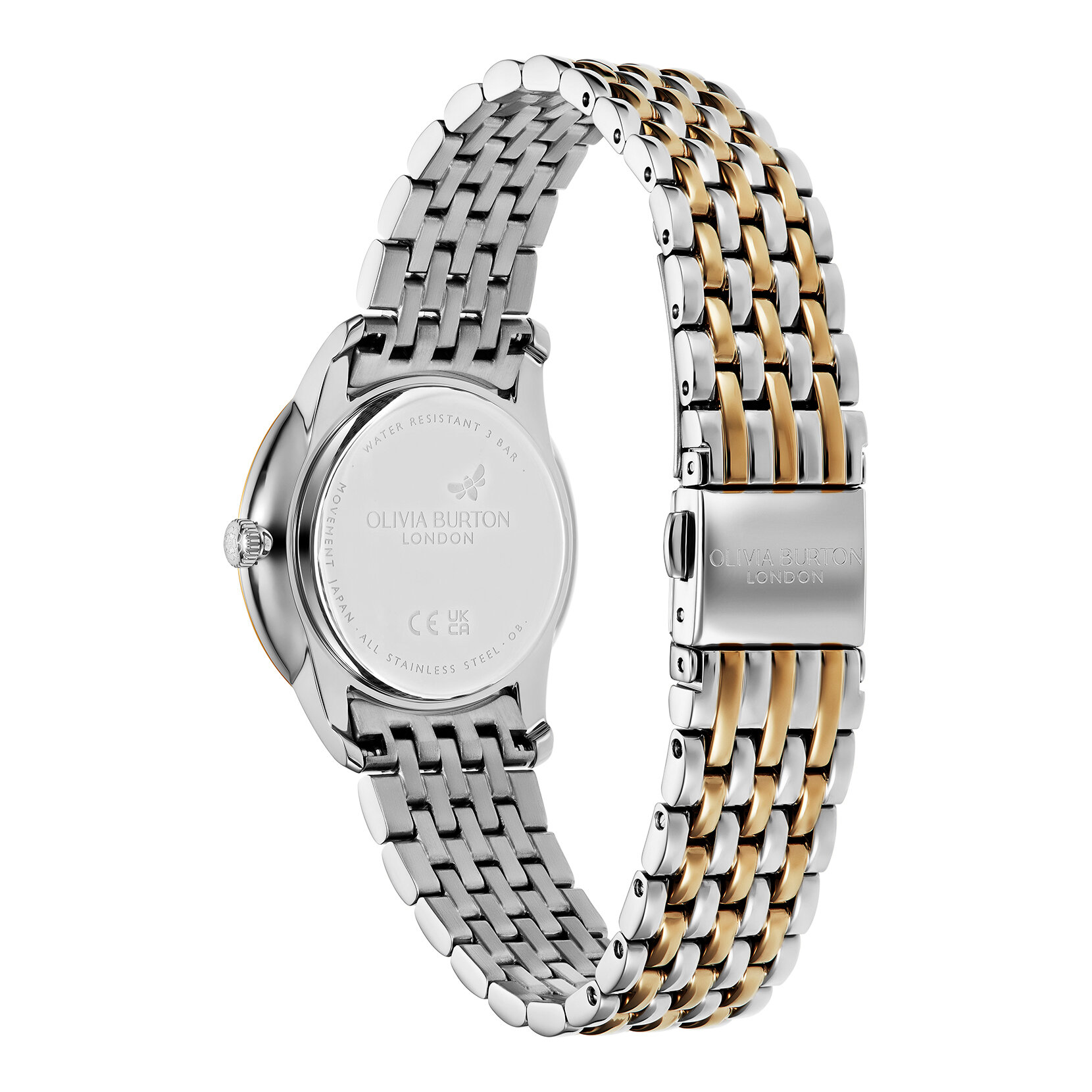 32mm Swirl Chalk Blue & Two Tone Bracelet Watch