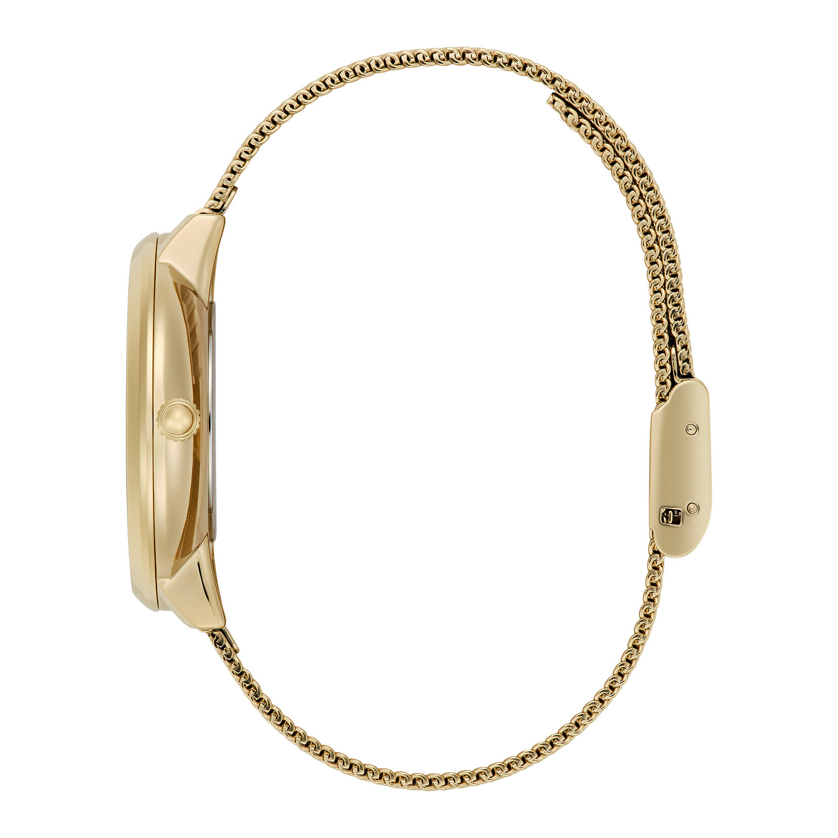 35mm Nova Forest Green & Gold Mesh Watch