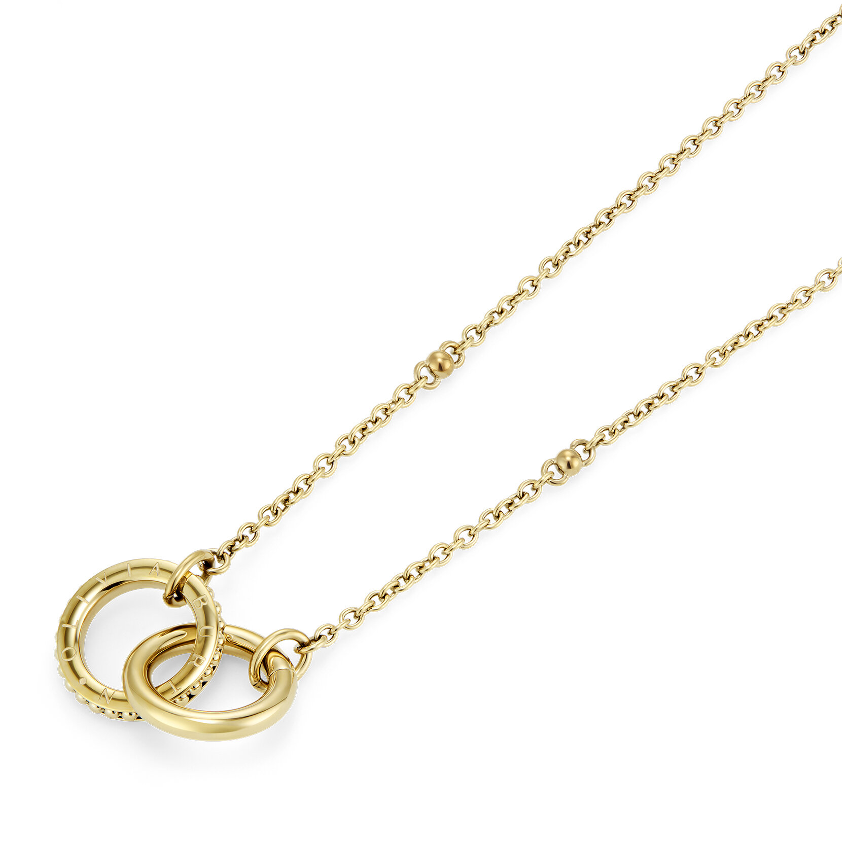 Amity Interlock Gold Plated Necklace