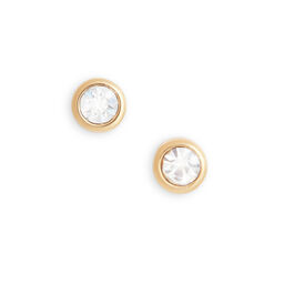 BeJewelled Classics Round Stud Earring Gold
