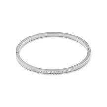 Linear Silver Bangle