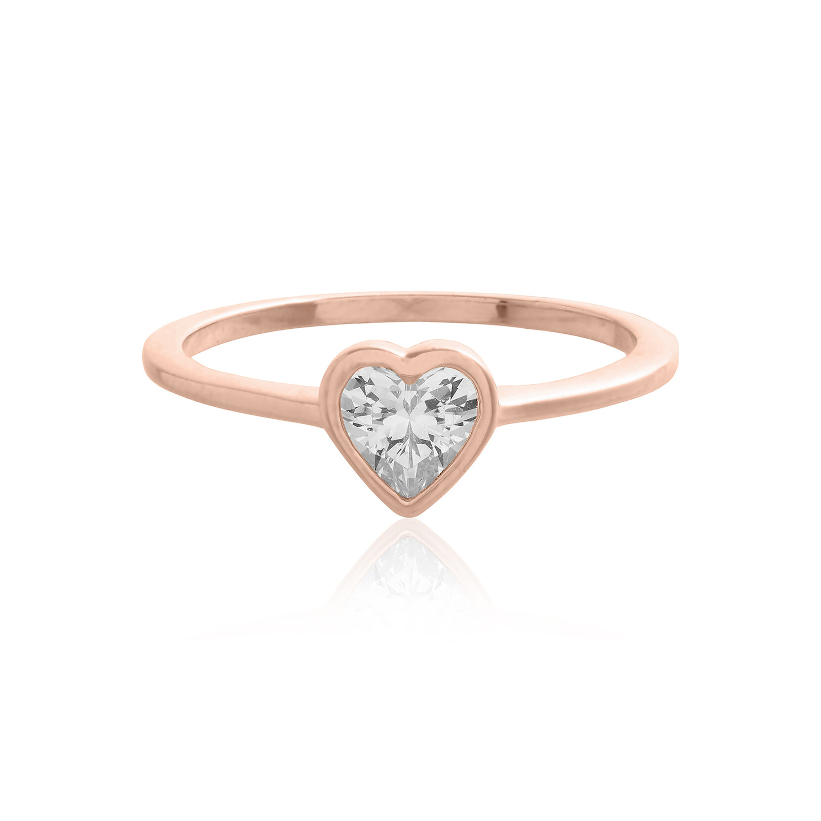 Rose Gold Heart Ring