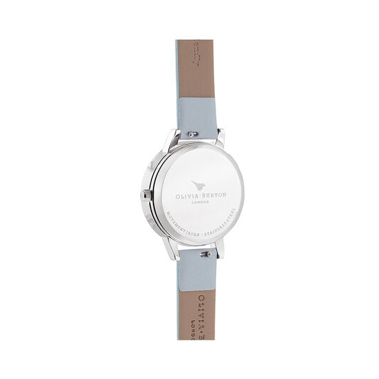 The Wishing Watch Vegan Chalk Blue & Silver