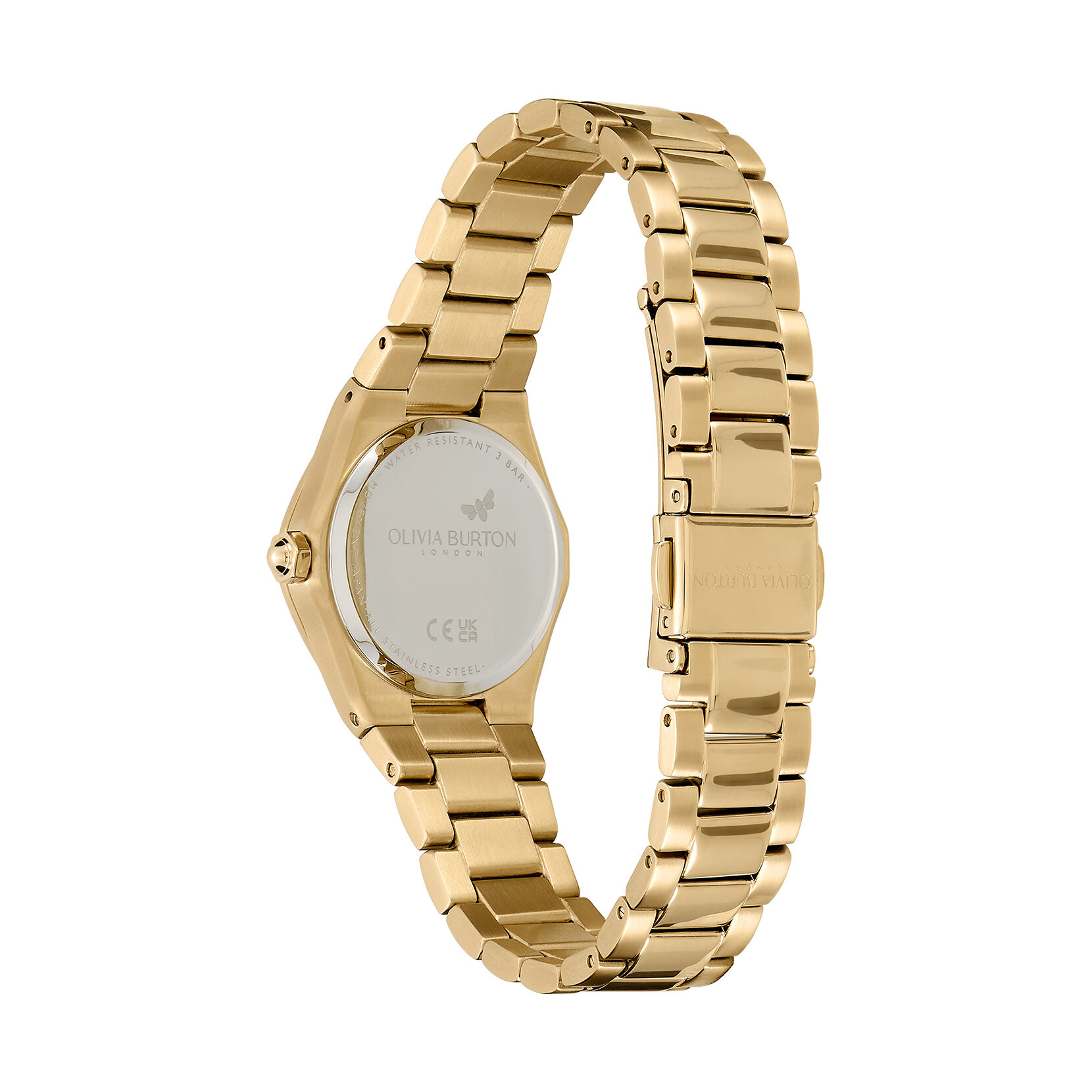 Sports Luxe 28mm Mini Hexa Gold Bracelet Watch Olivia Burton London