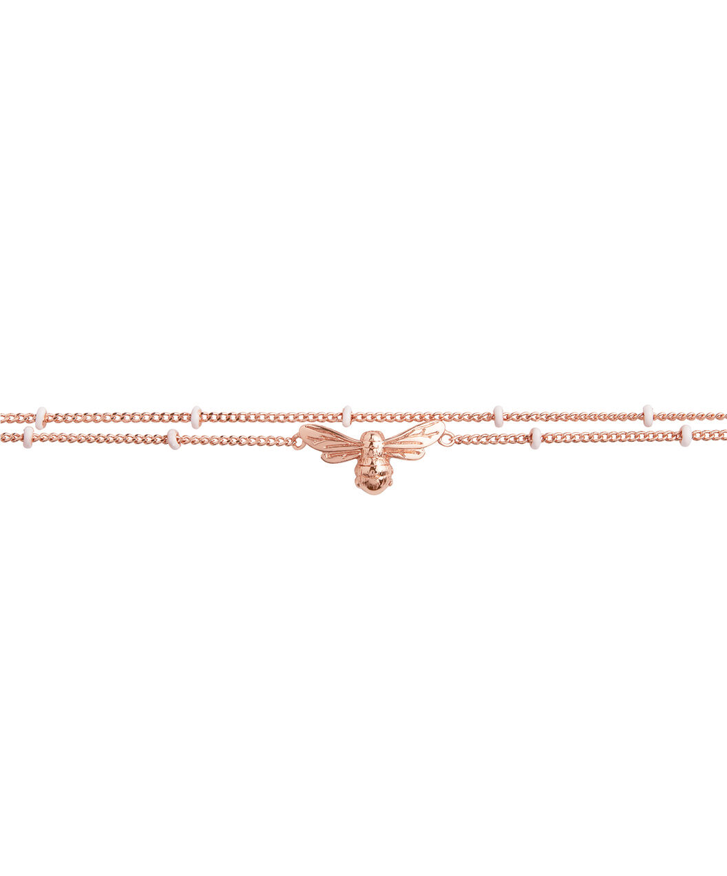 Lucky bee chain hotsell bracelet rose gold