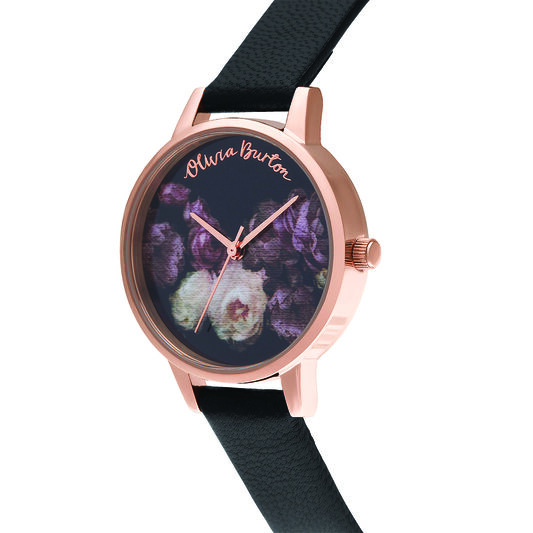 Fine Art Black & Rose Gold