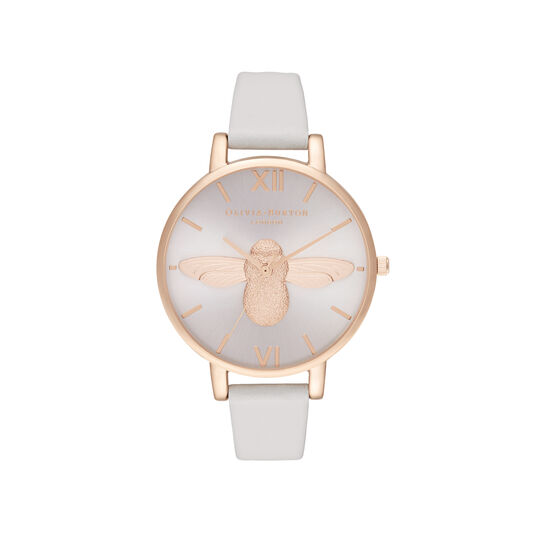 3D Bee Big Dial Blush Sunray Blush & Rose Gold