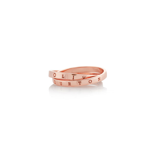 The Classics Interlink Ring Rose Gold M