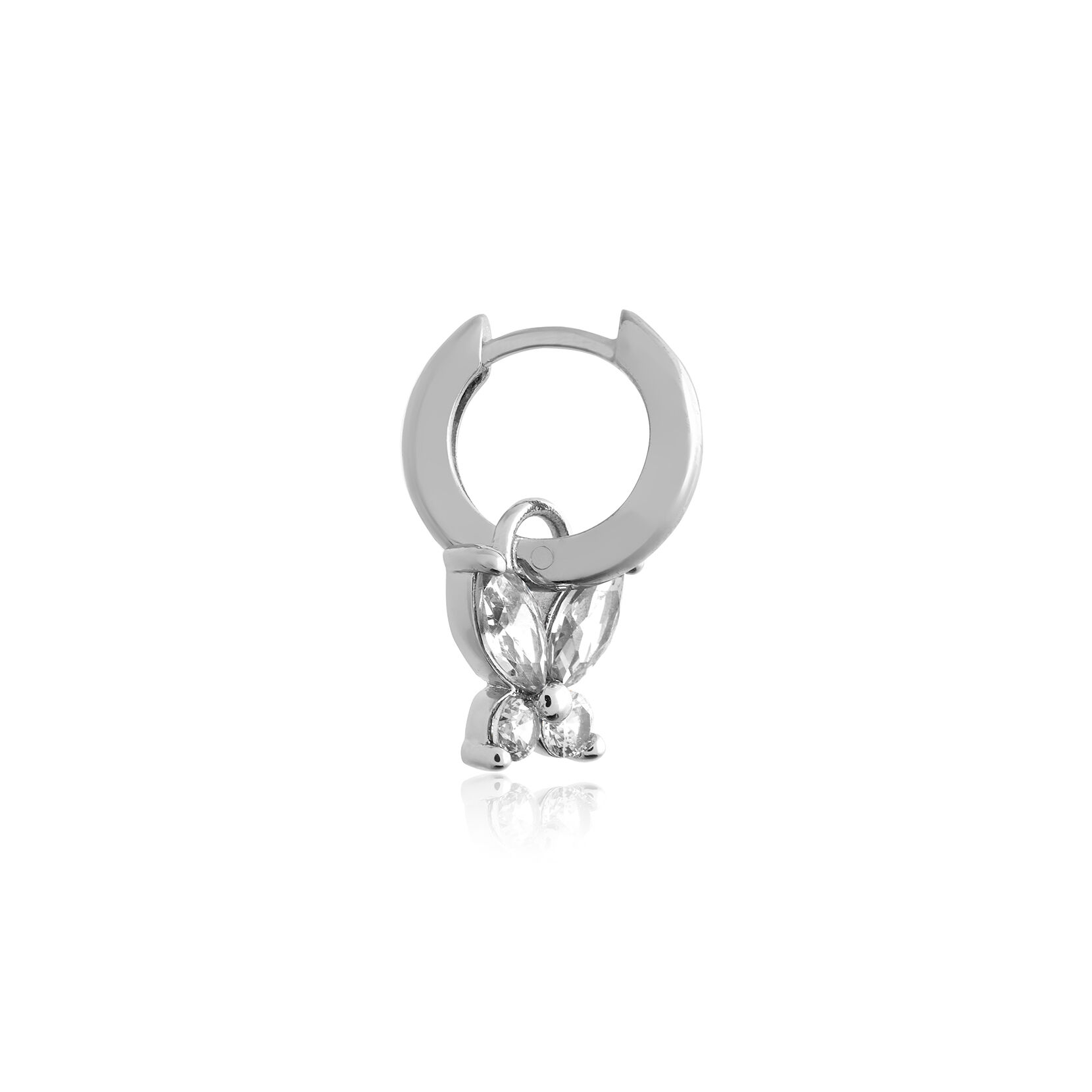 Silver Marquise Earrings