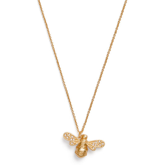 Sparkle Bee Gold Bee Necklace