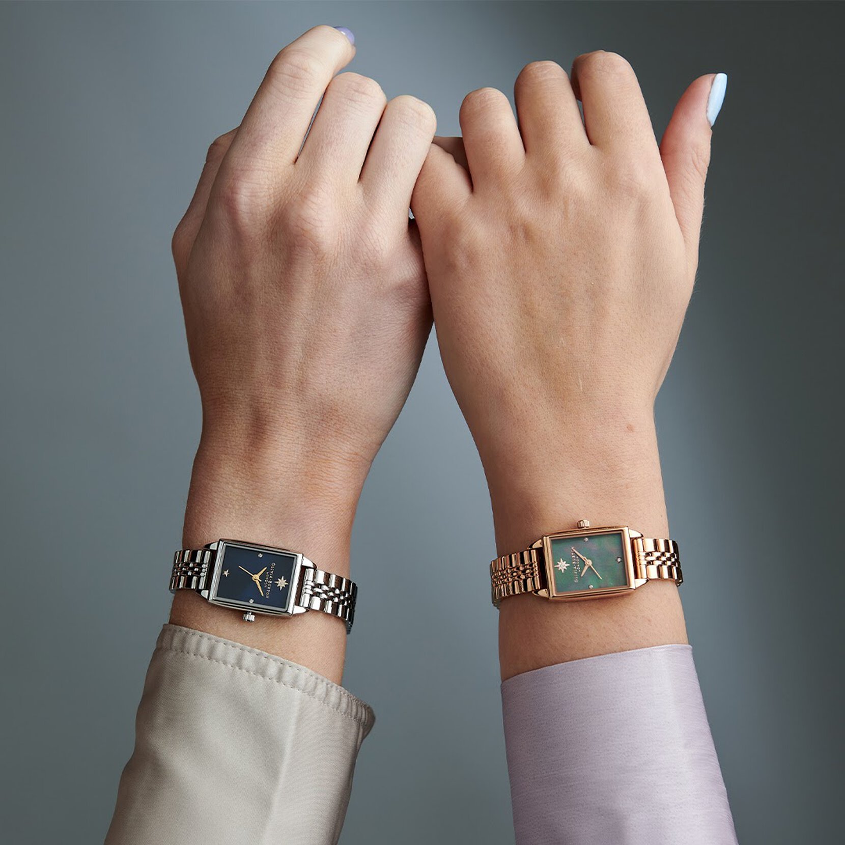 Olivia Burton Women's Rectangle Bracelet Watch