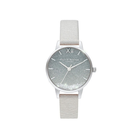 Wishing Waves Ombre Glitter Dial White Shimmer and Silver