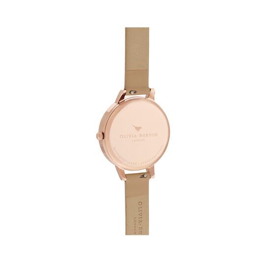 Woven Dial Toffee & Pale Rose Gold