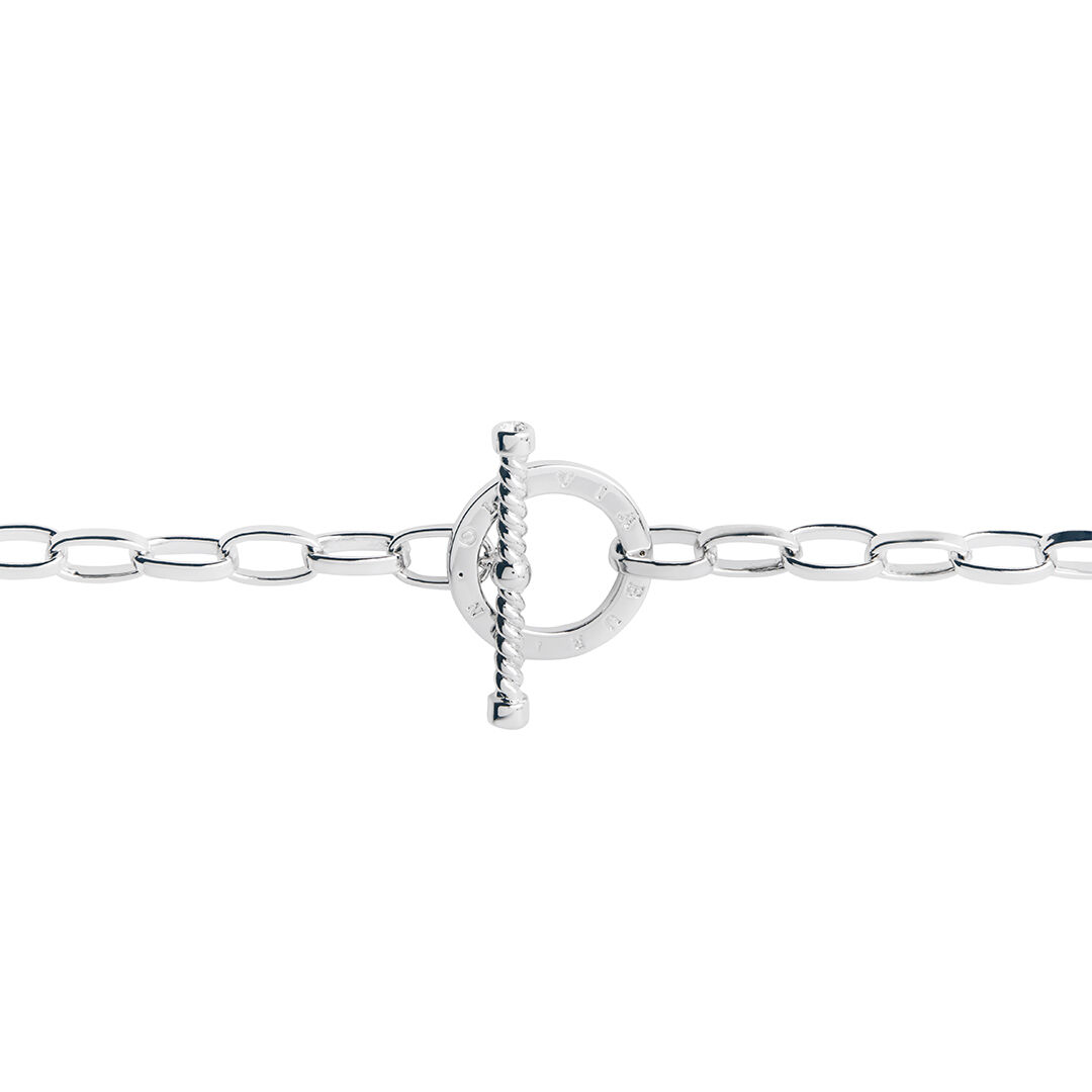 Olivia burton bejewelled top t bar necklace