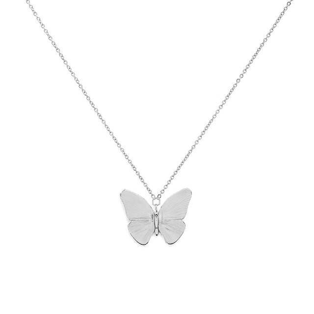 Butterfly Silver Necklace
