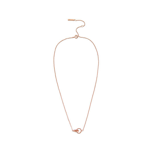 Interlink Necklace Rose Gold