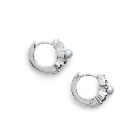 Under The Sea Bubble Huggie Hoops Silver