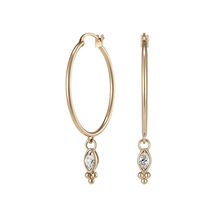 Dainty Rose Gold Plated Hoop Earrings