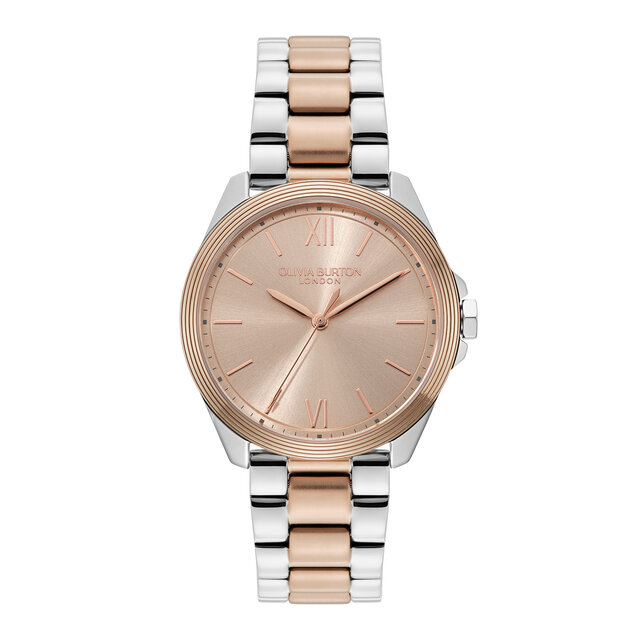 36mm Chiswick Trench Coat & Two Tone Bracelet Watch