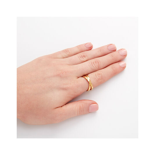 The Classics Interlink Ring Gold M