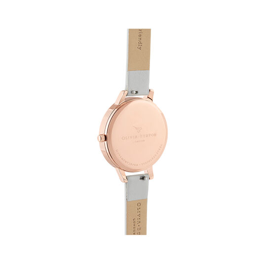 Bunny Demi Vegan Grey & Rose Gold
