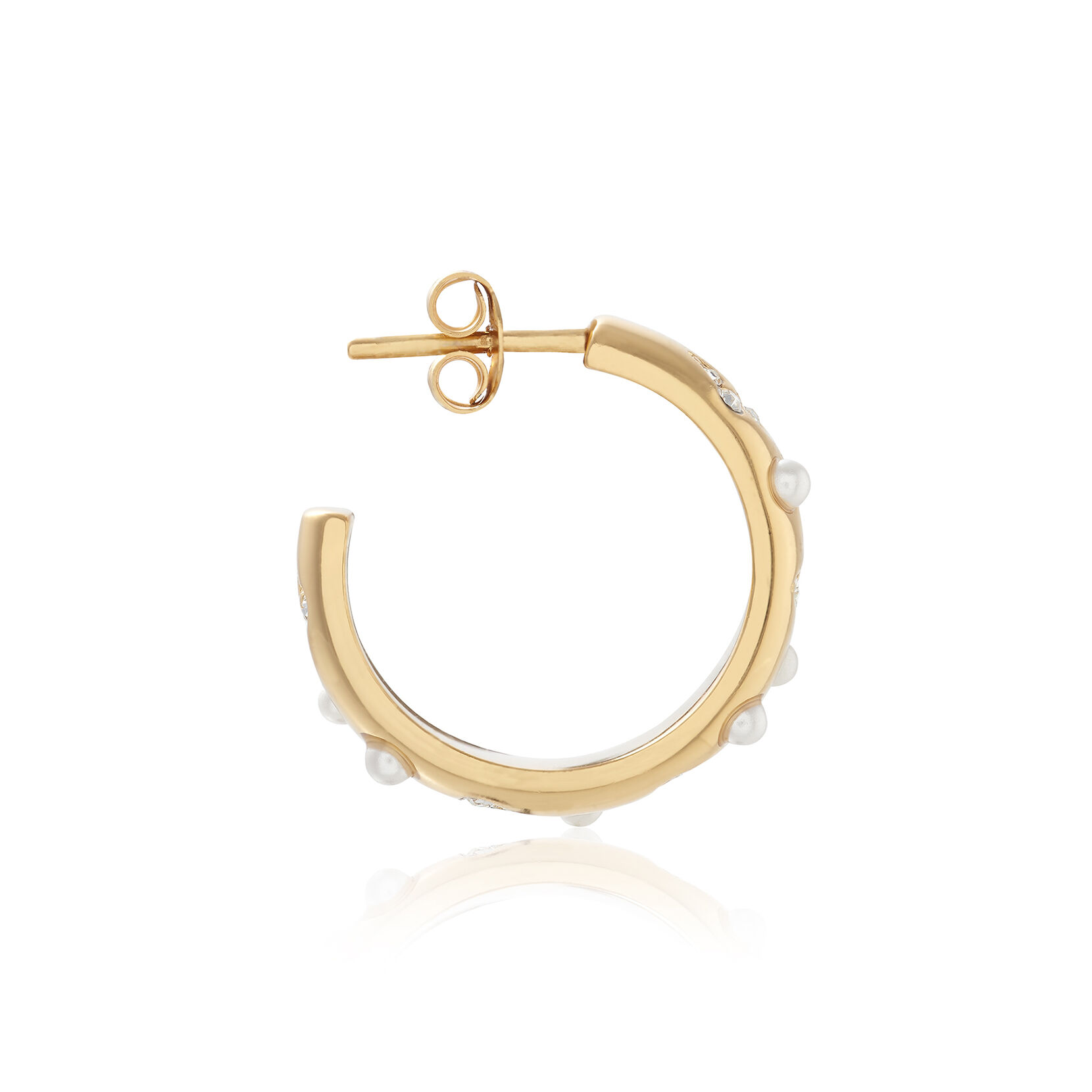 Gold Butterfly Chubby Hoops