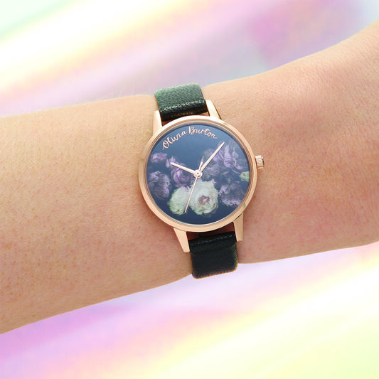 Fine Art Black & Rose Gold
