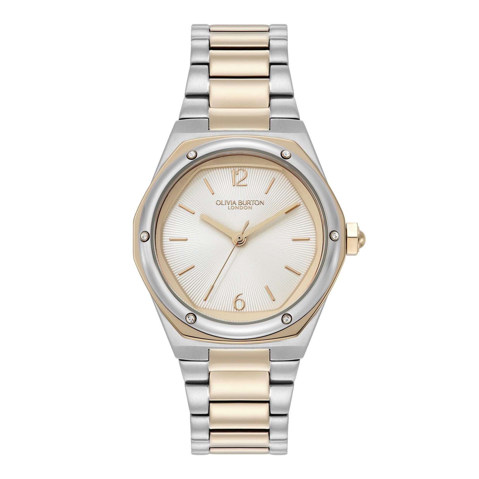 33mm Hexa White & Two Tone Bracelet Watch