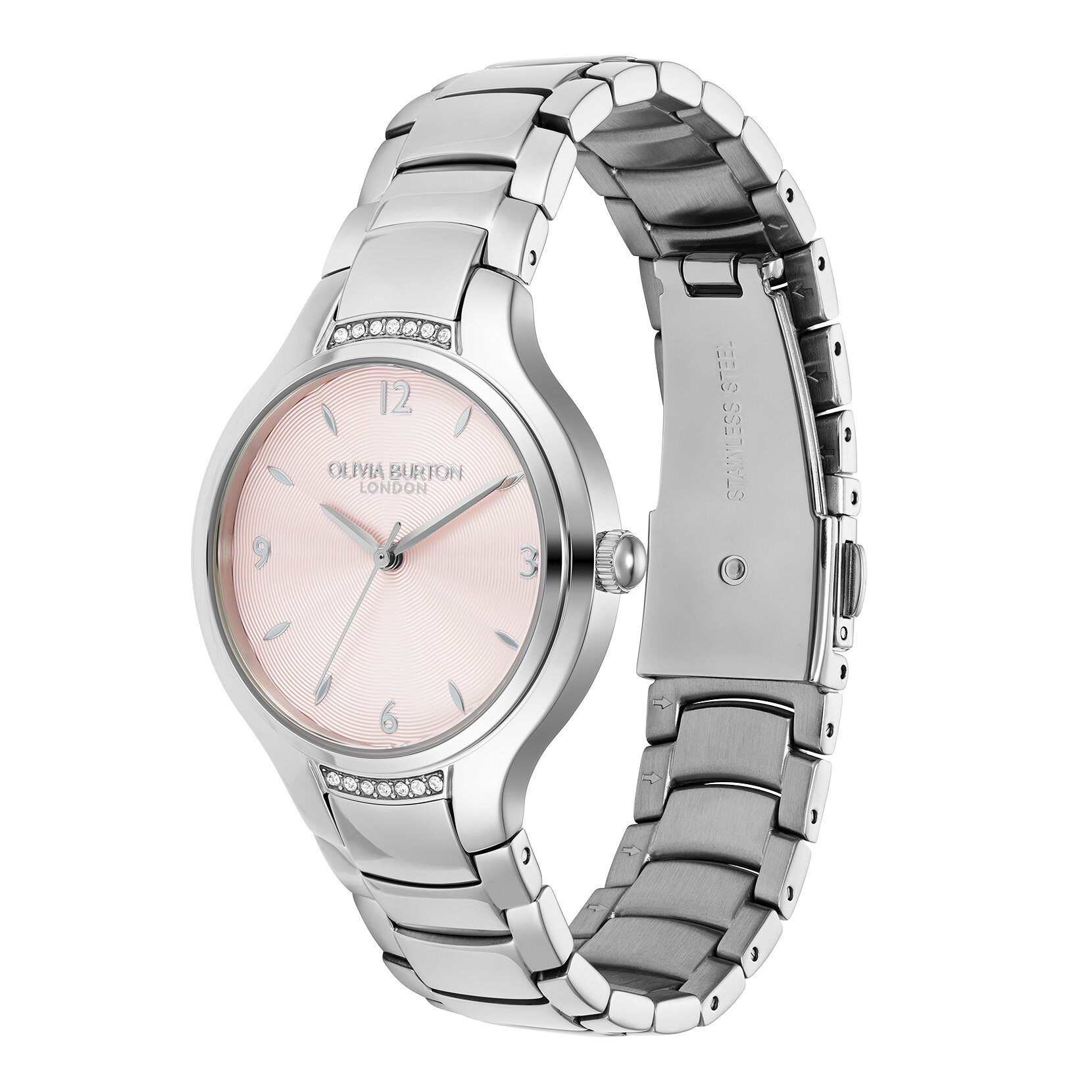 34mm Lea Light Blush & Silver Bracelet Watch