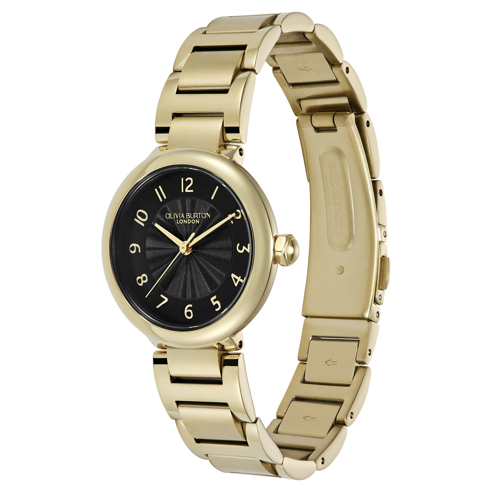 30mm Pembroke Black & Gold Bracelet Watch
