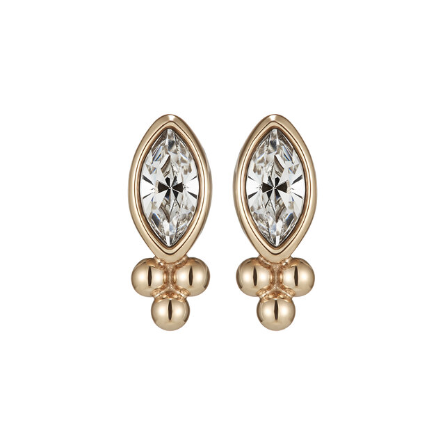 Dainty Rose Gold Plated Stud Earrings