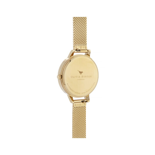 Celestial Demi Dial Watch with Boucle Mesh