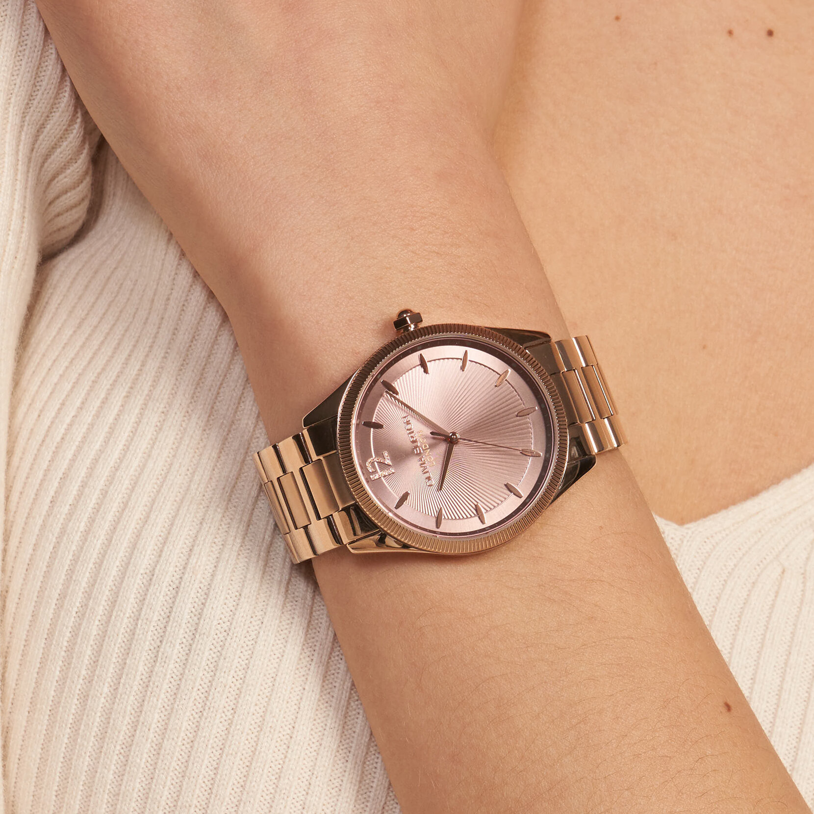 38mm Radiate Mellow Rose & Rose Gold Bracelet Watch