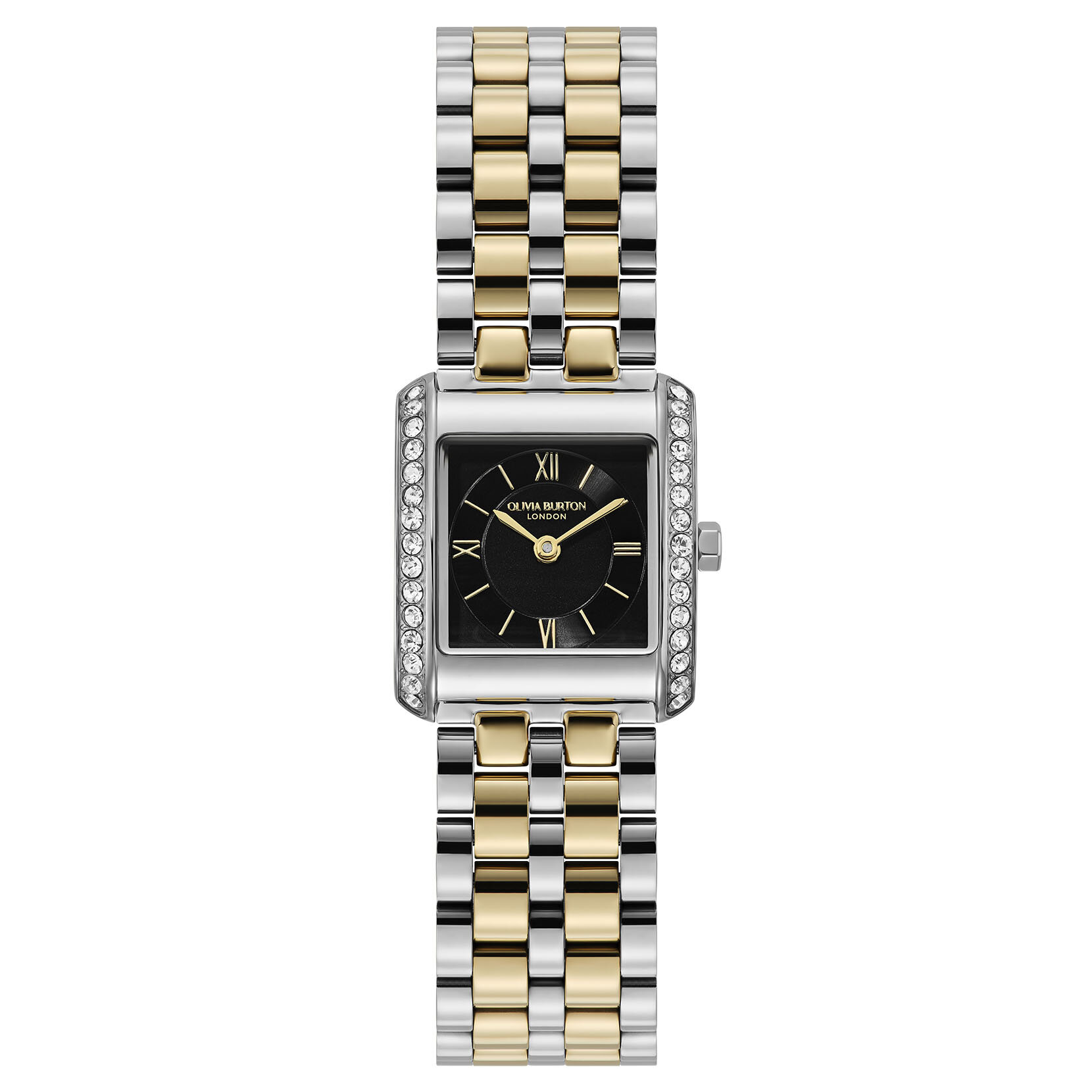 21mm Berkley Black & Two Tone Bracelet Watch