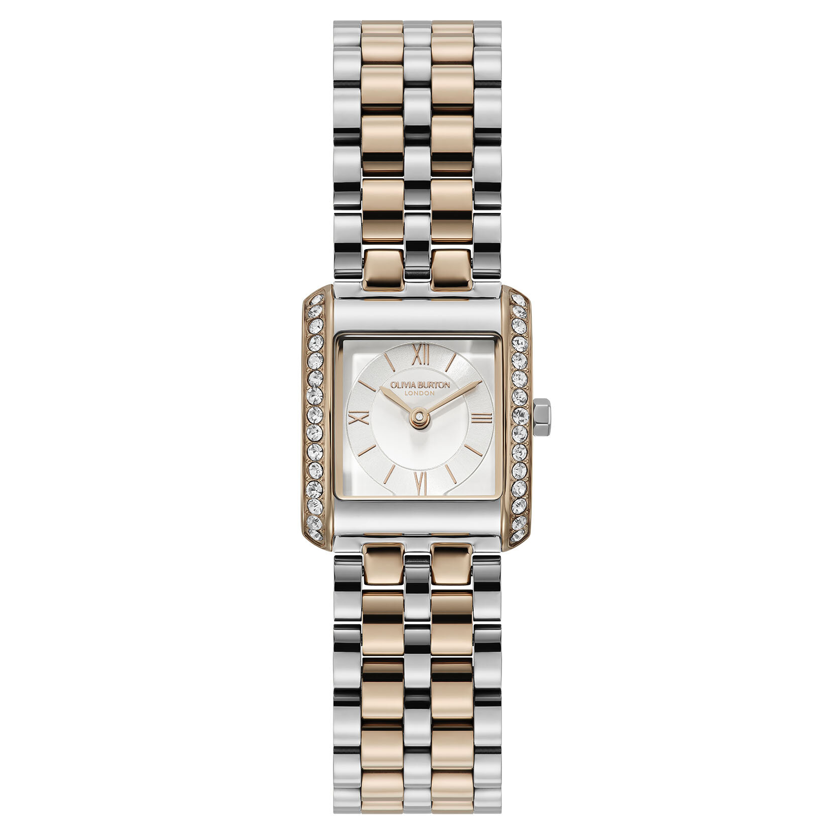 21mm Berkley White & Two Tone Bracelet Watch