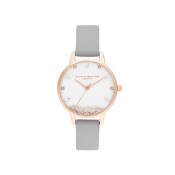 The Wishing Watch Grey & Rose Gold 