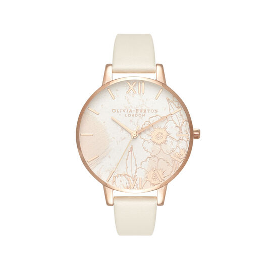 Abstract Florals Vegan Nude & Rose Gold